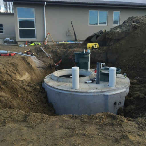 Septic tank installation